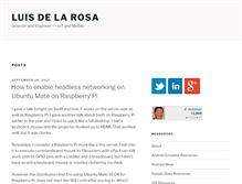 Tablet Screenshot of luisdelarosa.com